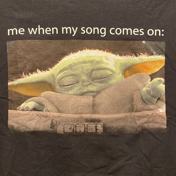 FIFTH SUN Star Wars Baby Yoda Grogu Cropped T-Shirt - Picture 2 of 4
